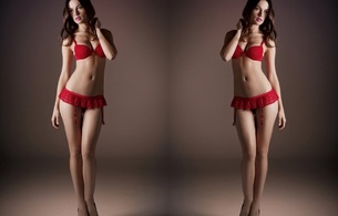 patricia beck, perfect body, body, legs, red lingerie, lingerie, nice