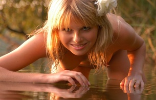nastya, trace on the water, teen, natural, thin
