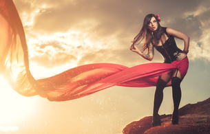 rozi cheeks, lingerie, lingerie series, stockings