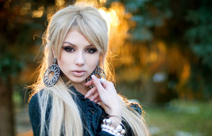 ekaterina fetisova, blonde, sexy girl, model, russian girl, earrings, rostov-on-don, long hair, view, look, skinny, delicious, sexy, perfect girl