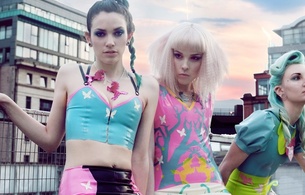 3 babes, young, teen, alternative, fashion, amateur, model, slim, skinny, sexy babe, long hair, brunette, blonde, blue hair, tight clothes, latex, casual wear, fashion, shiny, rubber, fetish, hi-q, fetish babe, whores