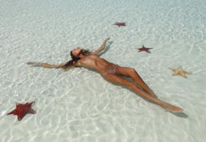 clover, katia clover, mango, mango a, nude, outdoors, perfect body, sexy, shaved, skinny, starfish, tan, tight body, tip toes
