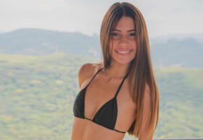 milly mendoza, foggy day, cute smile, smile, brunette