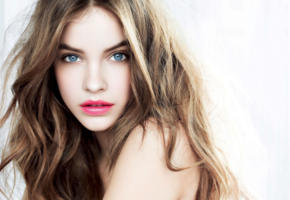 barbara palvin, top model, brunette, blue eyes, sensual lips, face, beautiful, 4k, uhd