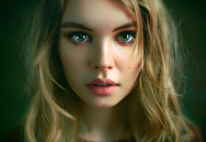 anastasia scheglova, model, pretty, babe, blonde, russian, sensual lips, beautiful, face, 4k, uhd