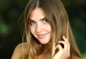 georgia, viva, model, blue eyes, brunette, babe, smile, beautiful, face, portrait