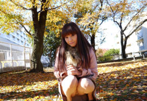 rei mizuna, model, cute, fascinating eye, brunette, asian, autumn