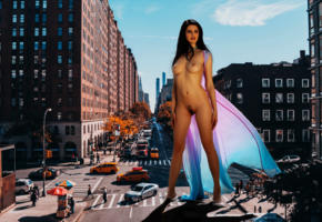 clio, nude, full nude, buildings, peoples, cars, edited, boobs, tits, tanned, jasmine a