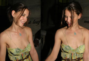 katie holmes, not nude, smile, tits