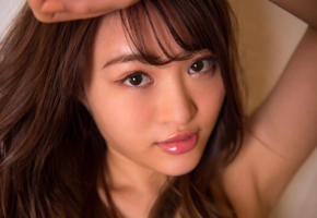 miko matsuda, asian, japanese, brunette, close up, face