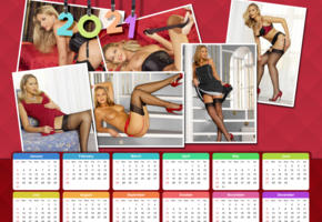 vintage, calendar, pussy, garter belt, nylon stockings, stockings, black stockings, suspenders, legs, sexy, 2021