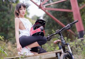 fantasy factory, sideboob, cycle, shoes, bicycle, asian, cutie, helmet, japanese, ding