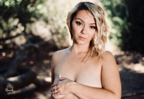 ashlynn brooke, boobs, blonde, nature