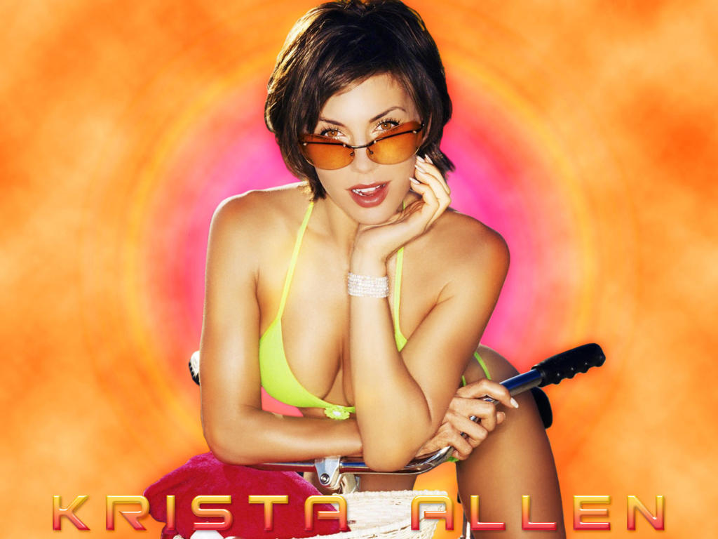 krista allen, actress, glasses, lingerie