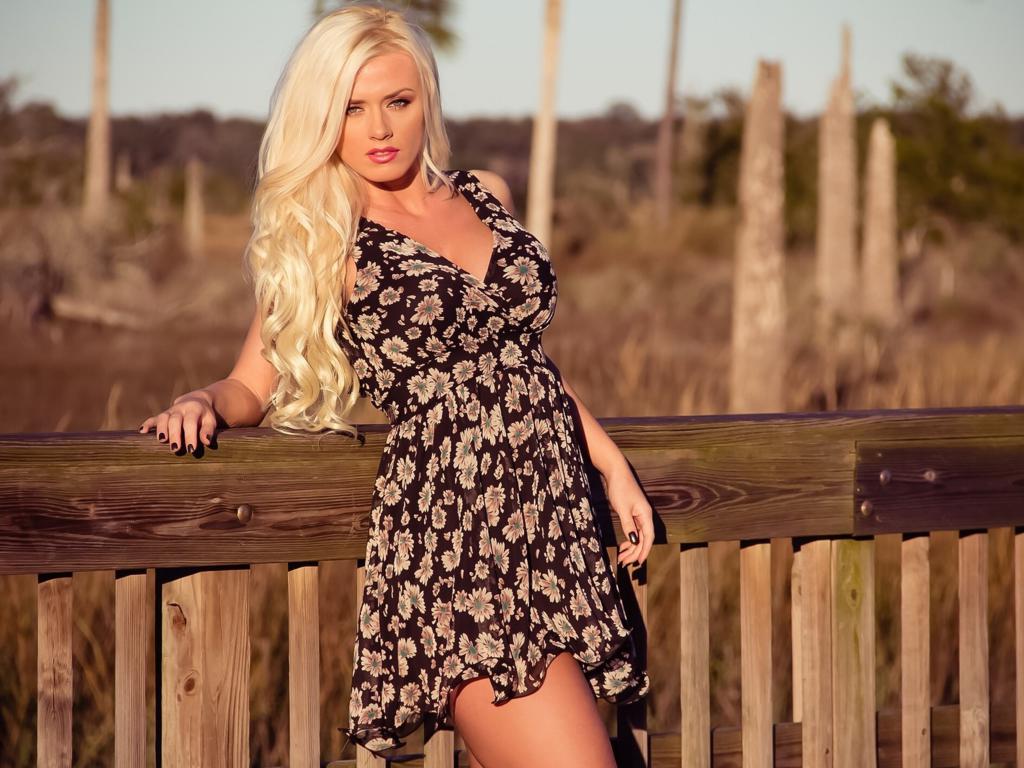 aida ridic, model, blonde, dress, sexy, eyes, beauty