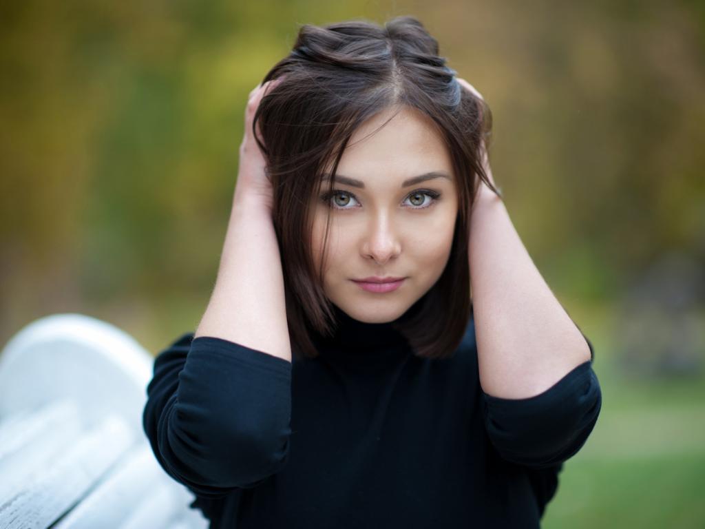 violetta, brunette, russian girl, ordinary girl, portrait, cute, lovely face