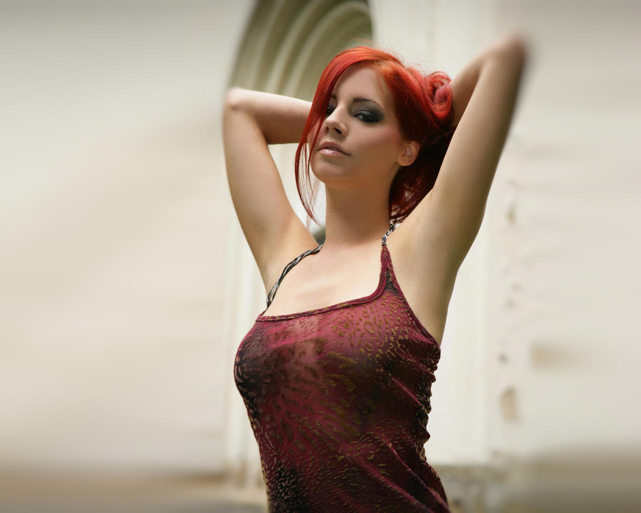 red-haired, lingerie, ariel, ariel piperfawn
