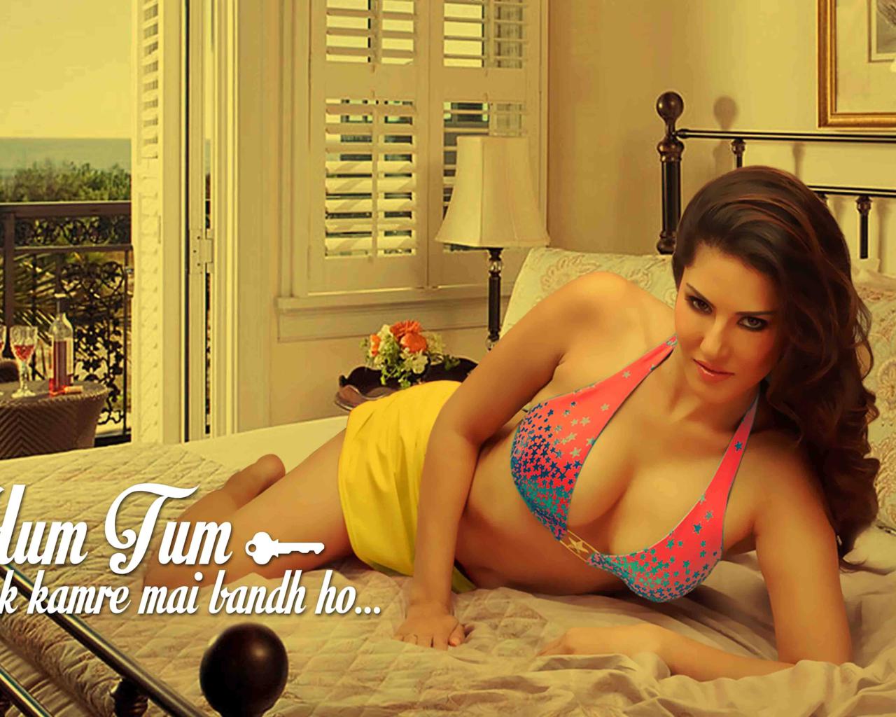 sunny leone, sunny, leone, underboobs, sexy, brunette, hot, beauty, lingerie, hot, perfect, beauty, wonderful curves, gorgeous, bed, leaned, ass, poster, bollywood, celeb, calendar
