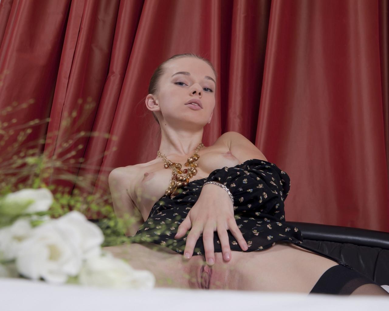 milena, teen, smal tits, nice pussy, beads, cute, young, sexy babe, close up, tight pussy, milena d