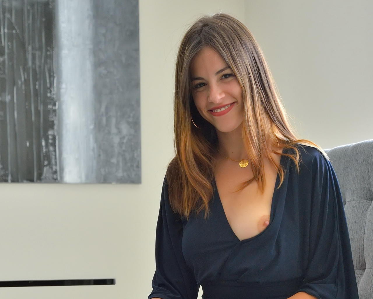 chloe, ftvgirls, soft play, cute, tits out, smile