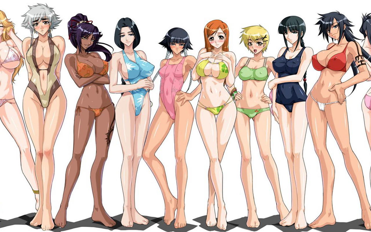 fantasy, girl, bikini, anime, bleach