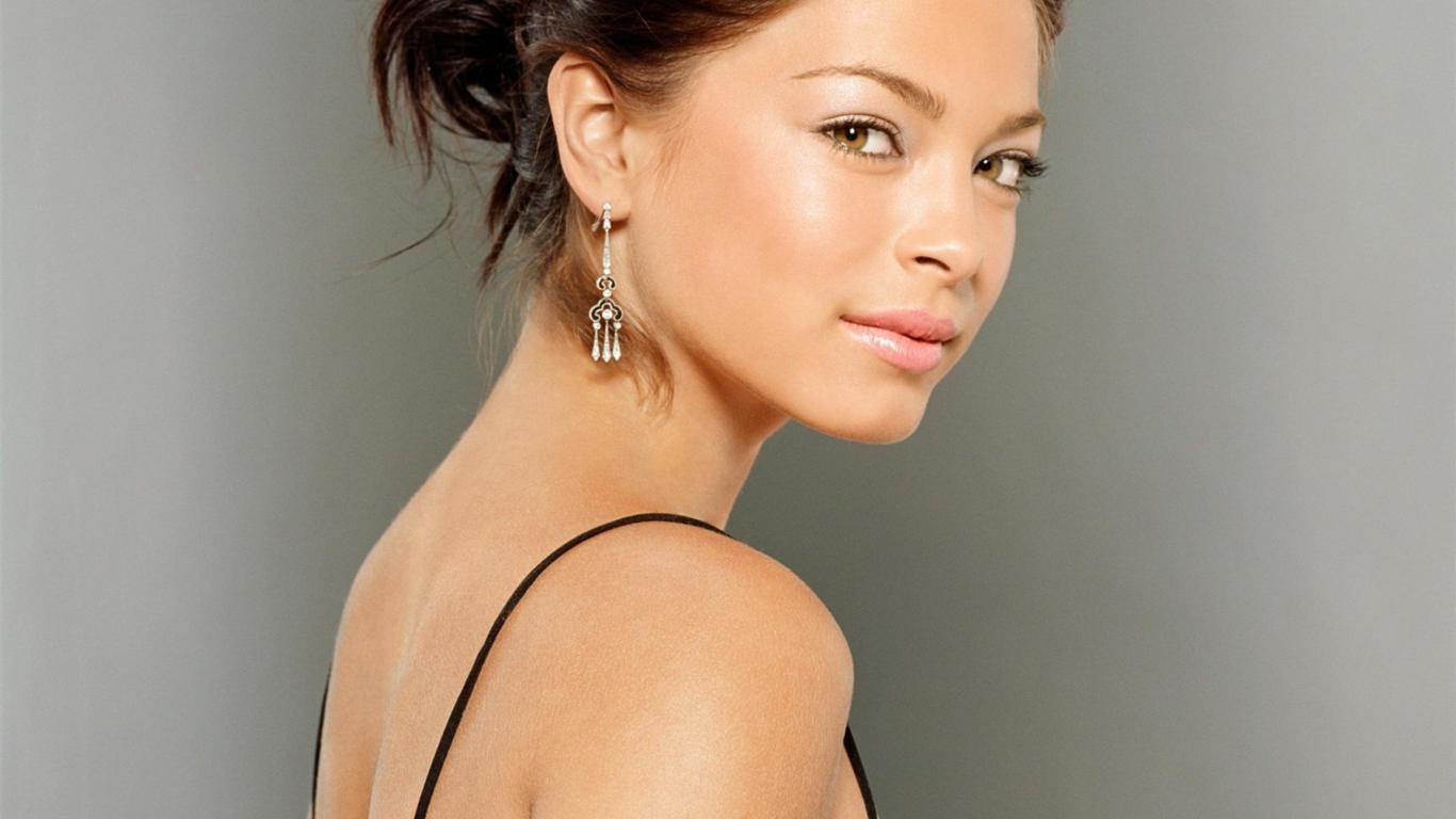 asian, smile, lingerie, kristin kreuk
