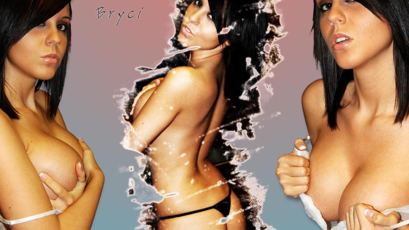 bryci, model, lingerie, thong, ass, butt, big boobs, bryci model