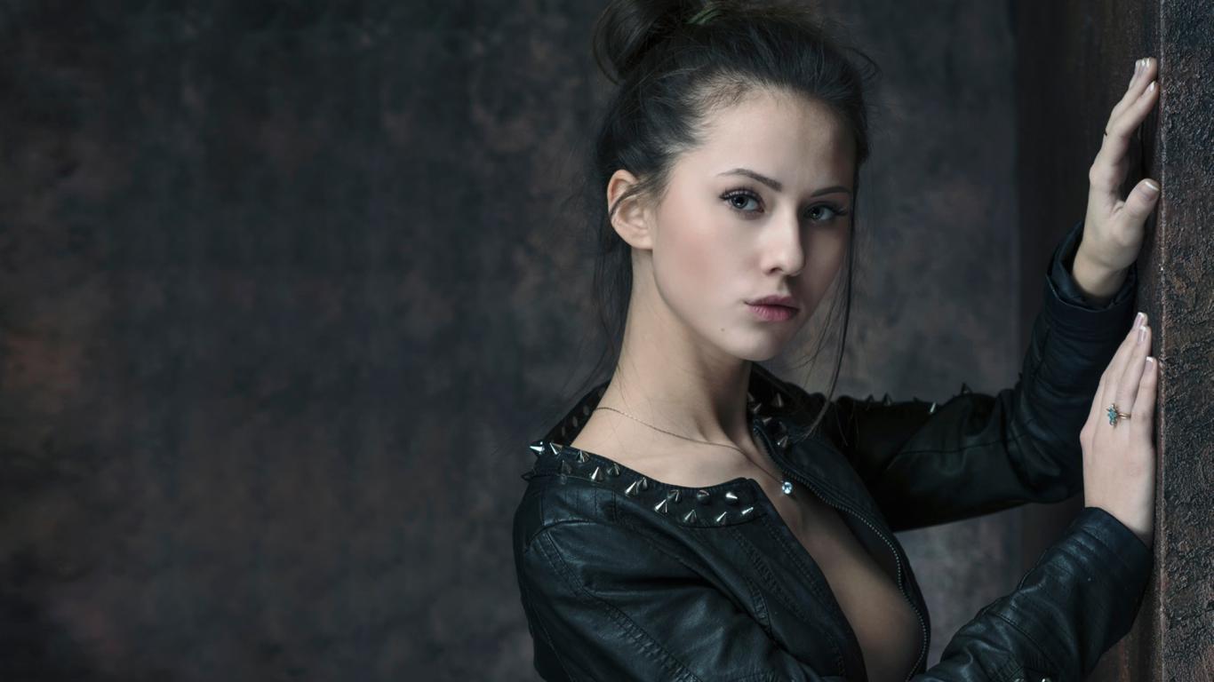 catherine timokhina, brunette, sexy girl, russian girl, portrait, decollete, lovely face, view, look, skinny, delicious, sexy, perfect girl