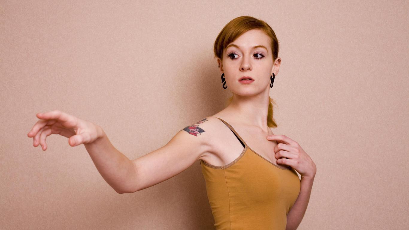 suicide girls, redhead, top, tattoo, non nude
