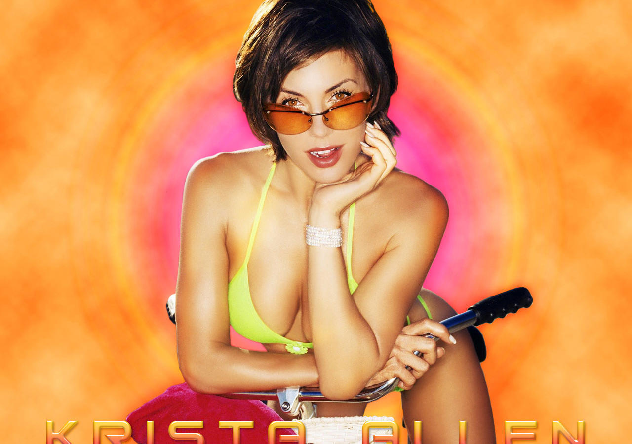 krista allen, actress, glasses, lingerie