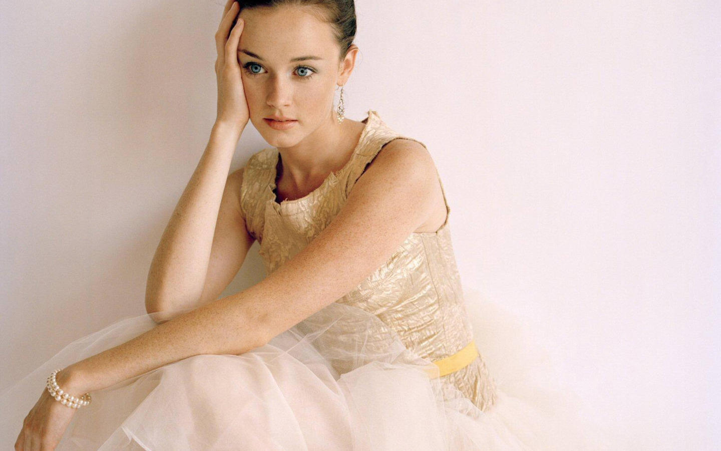 alexis bledel, actress, dress, brunette