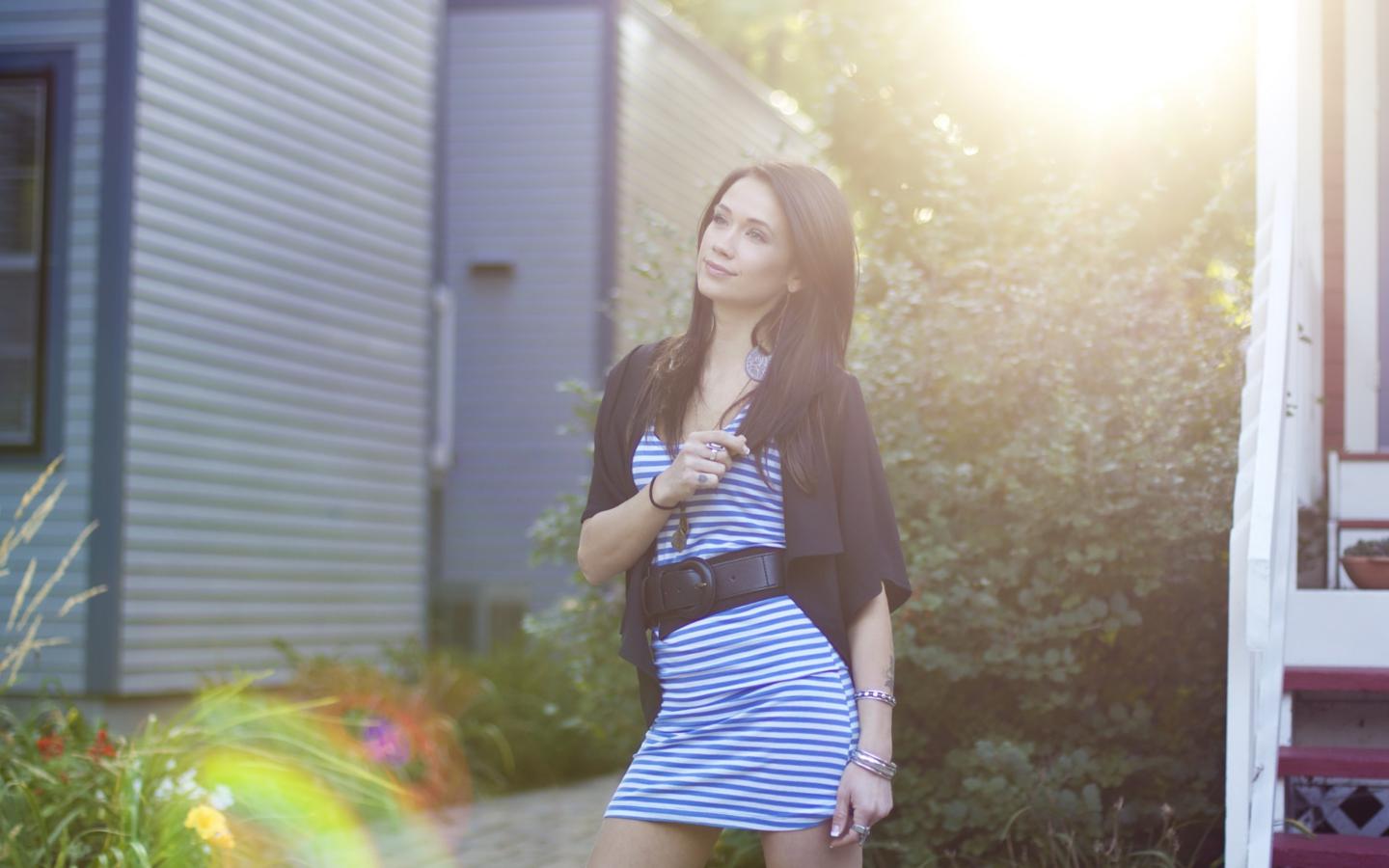 megan lyn, dress, girl, beauty, outdoor