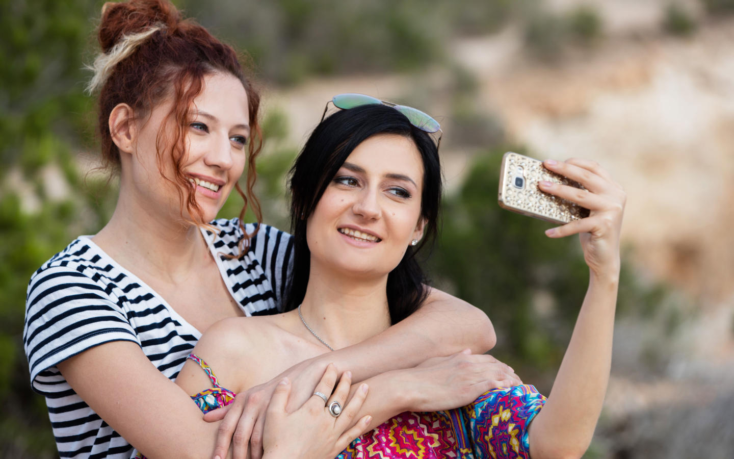 melody, stasy rivera, sexy girls, hot girls, lesbian, smile, non nude, selfie