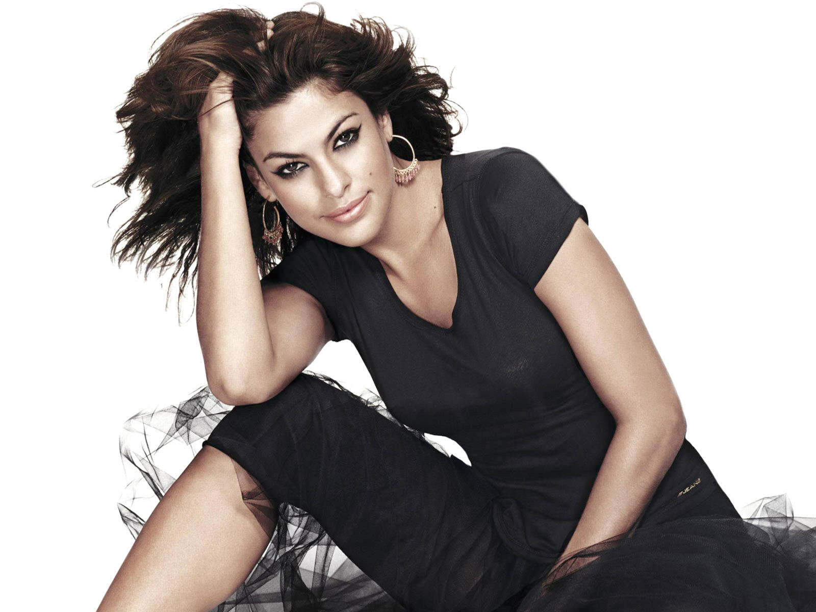 eva mendes, actress, brunette