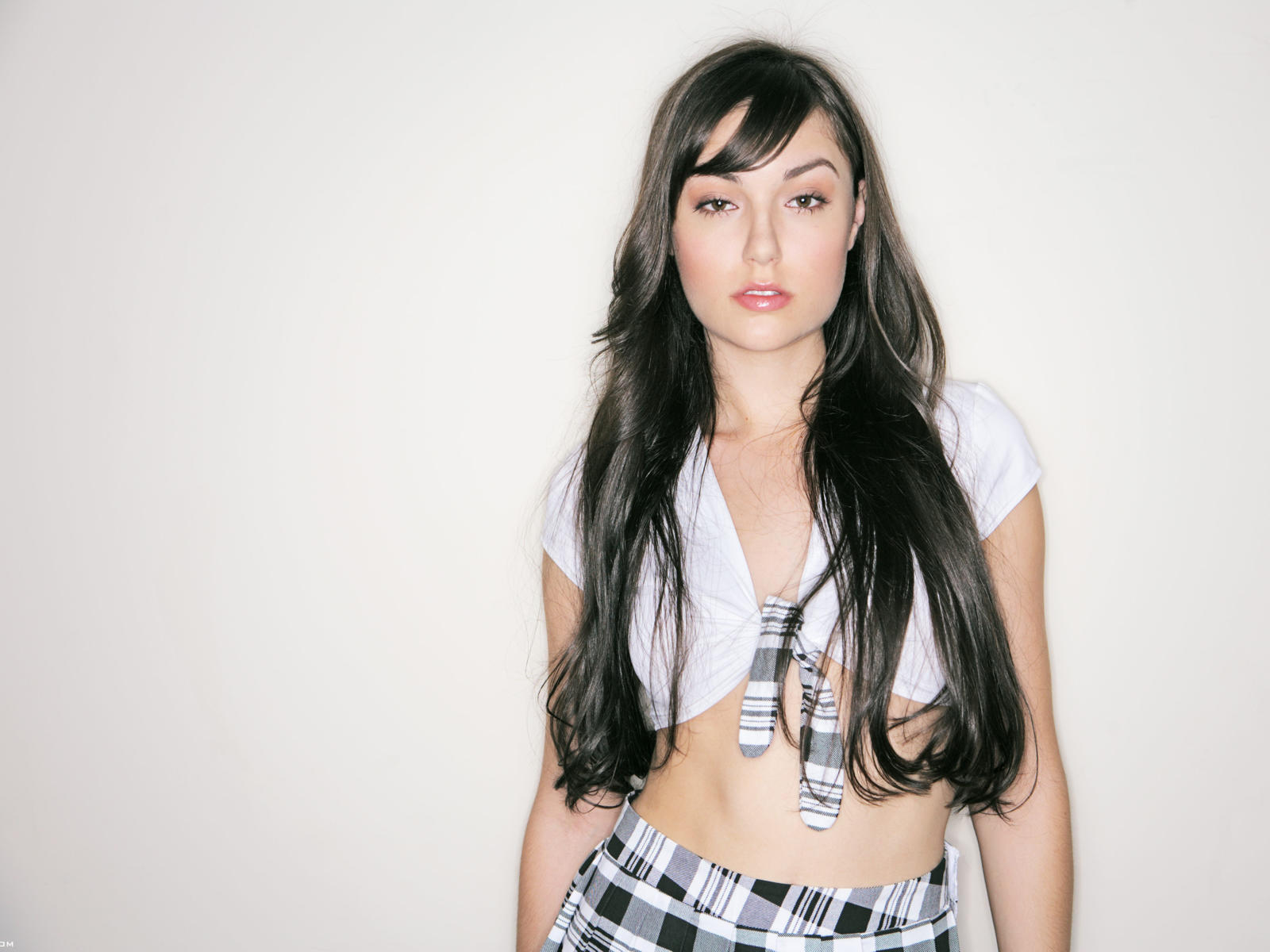sasha, schoolgirl, skirt, hot, sasha grey, hi-q, close up, eyes, face