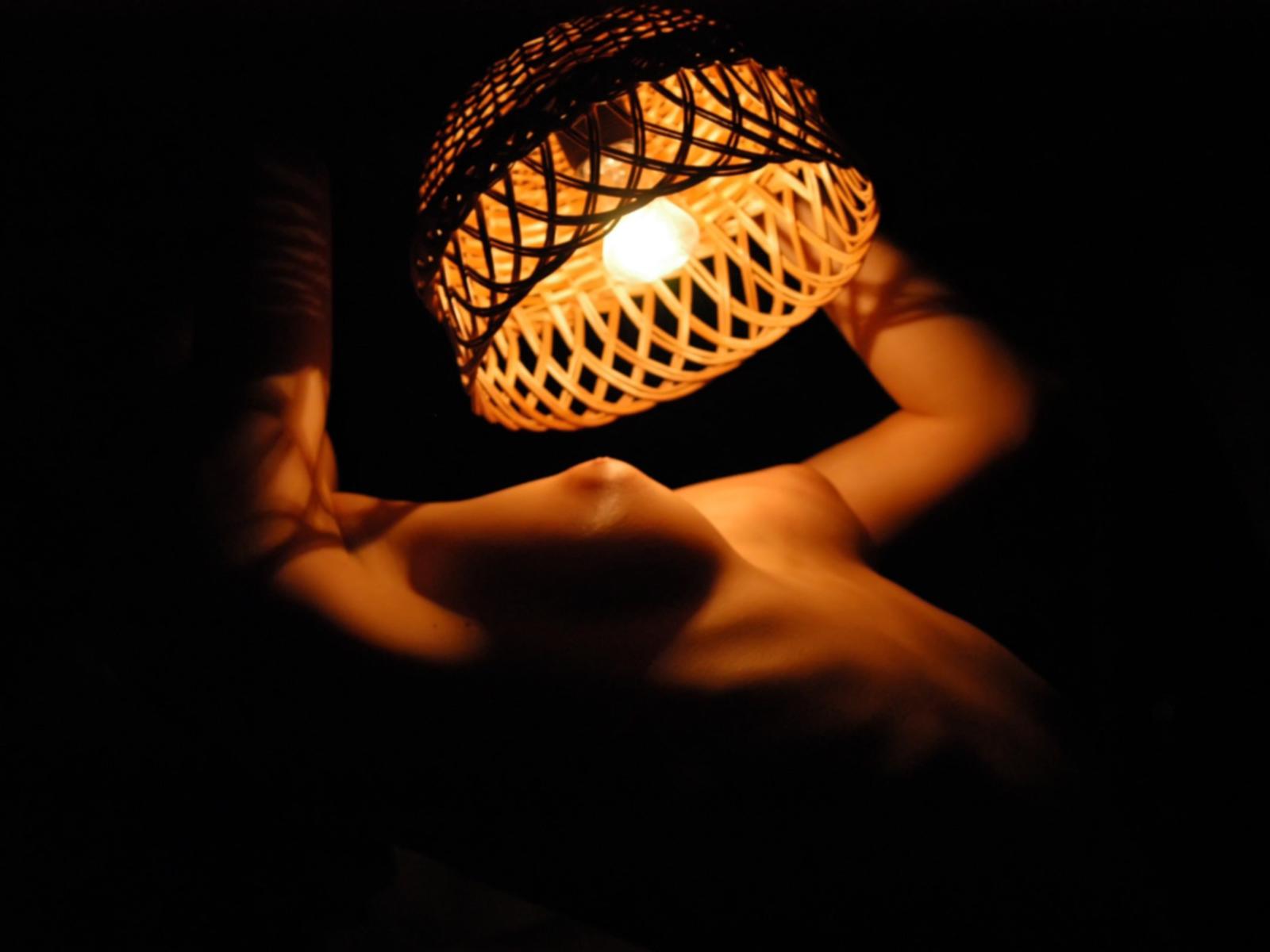 art, nude, lamp, boobs, tits, nippless