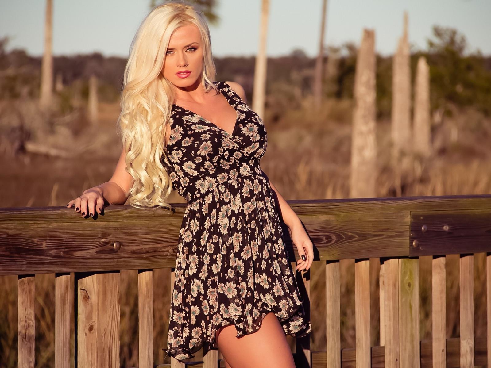 aida ridic, model, blonde, dress, sexy, eyes, beauty