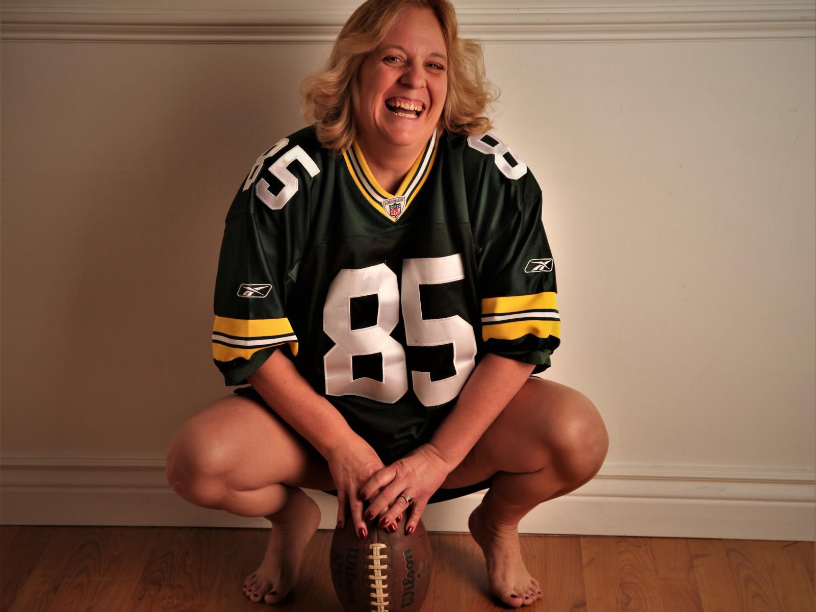 packer, packers fan, bbw, full nude