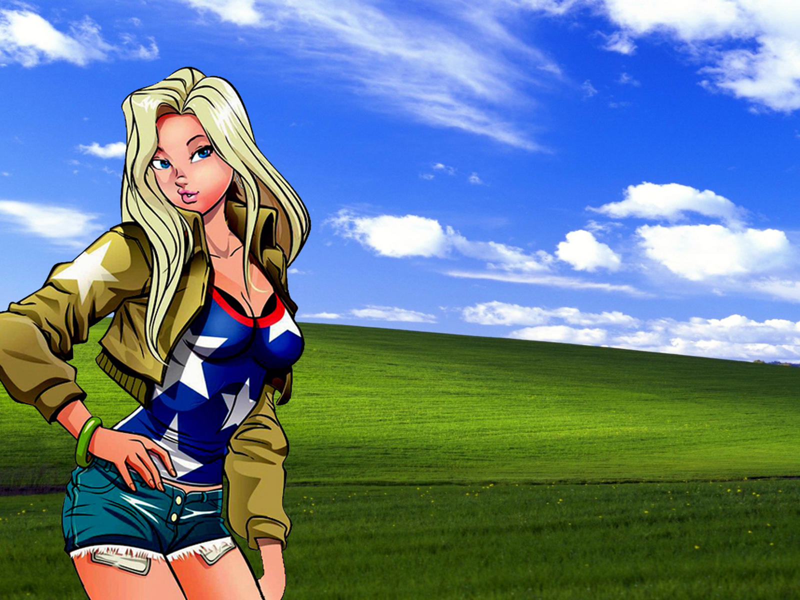 ph marcondes - solstice ville, beautiful, sexy boobs, blue eyes, blonde, wallpaper windows xp, 3d anime