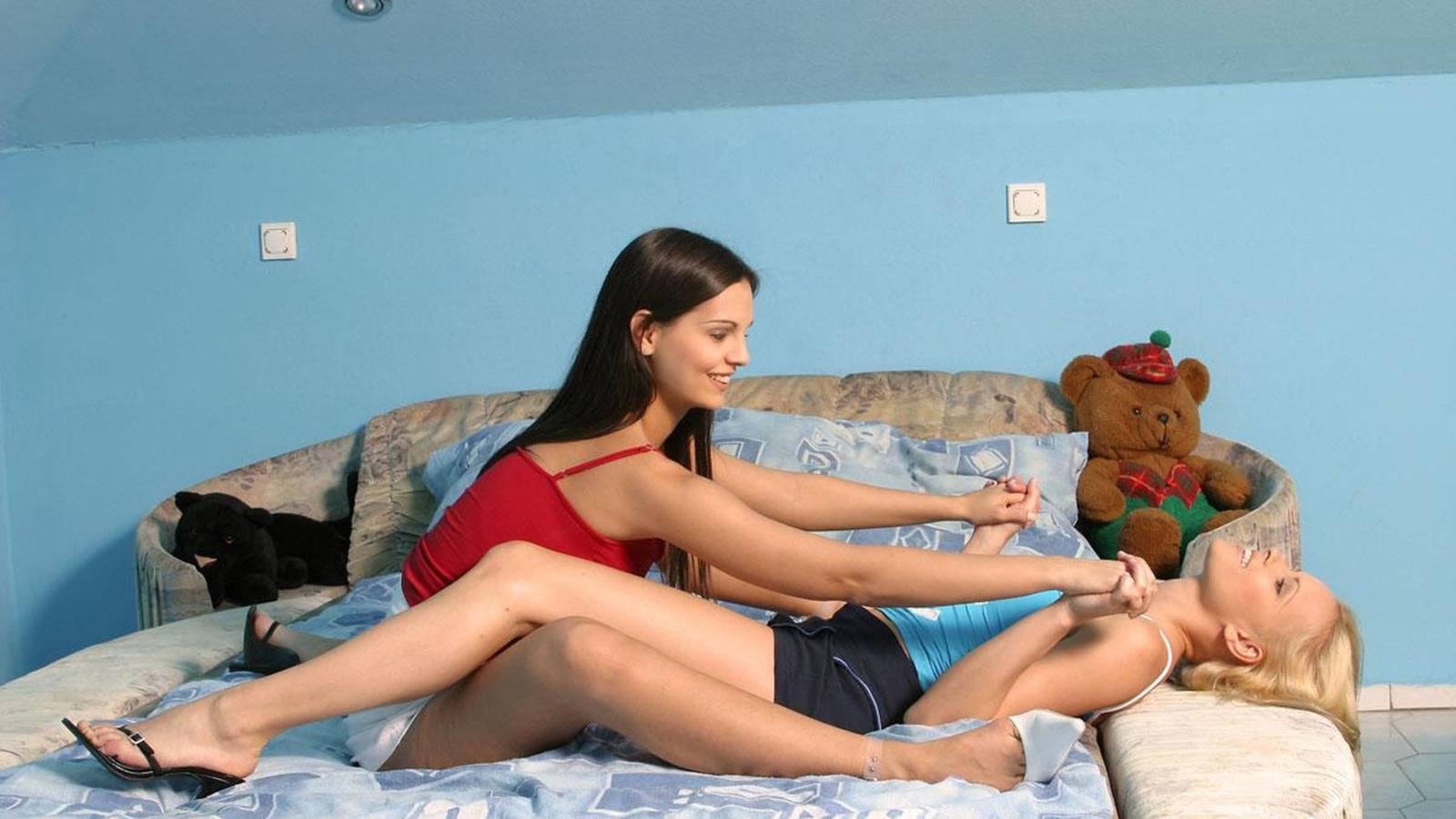 eve angel, jo, brunette, blonde, lesbians, leg, pussy