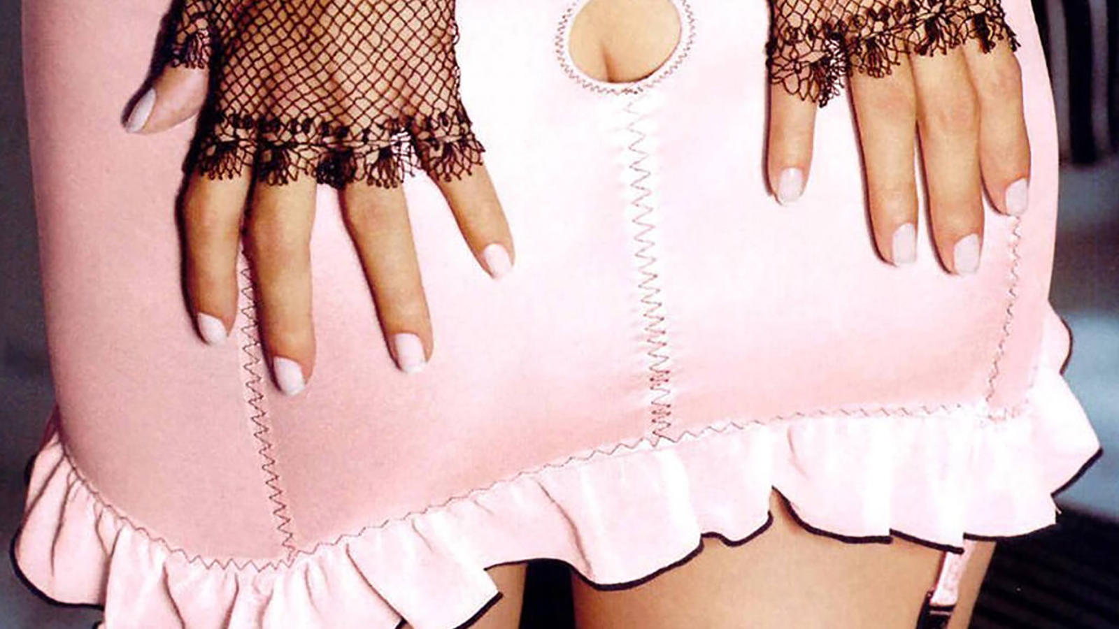 adriana lima, lingerie, girl, stockings, ass