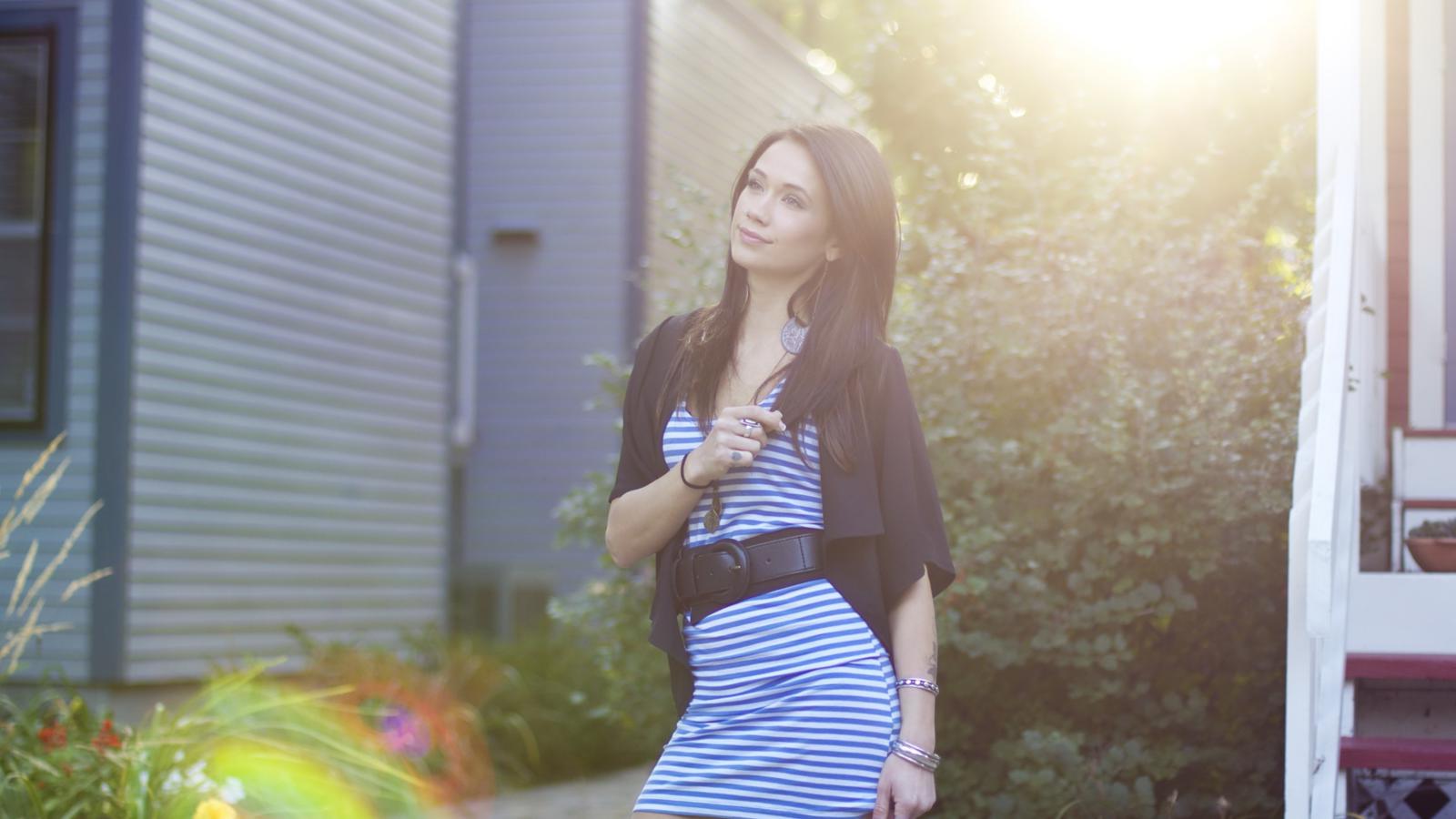 megan lyn, dress, girl, beauty, outdoor