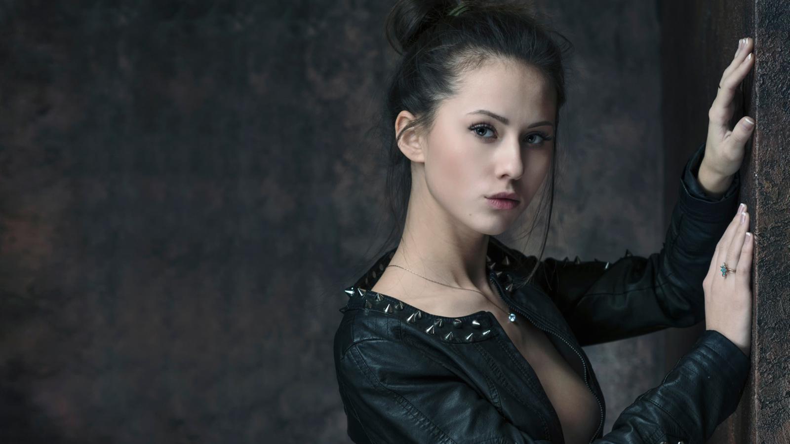 catherine timokhina, brunette, sexy girl, russian girl, portrait, decollete, lovely face, view, look, skinny, delicious, sexy, perfect girl