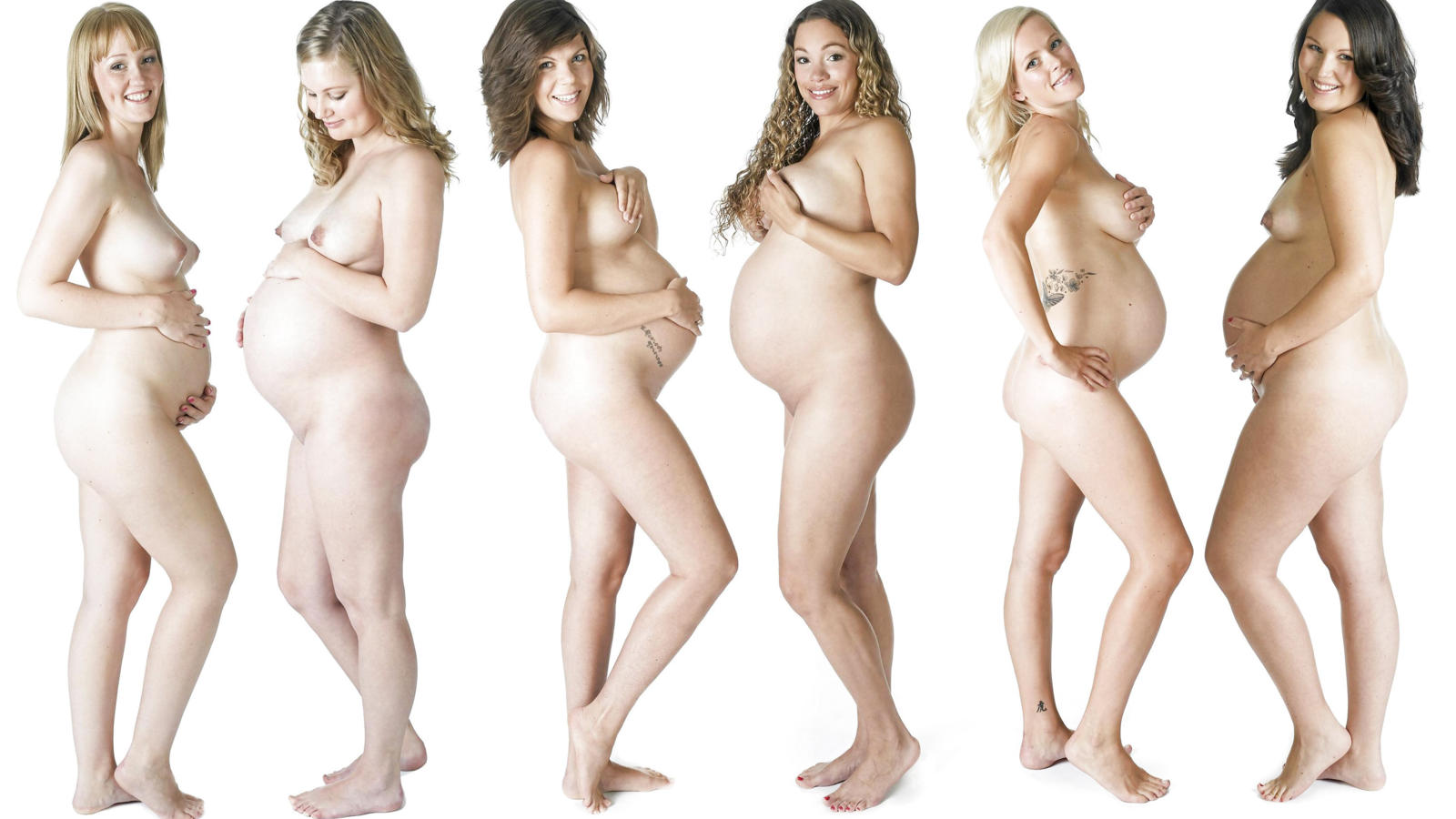 pregnant, six, nude, smile, tits
