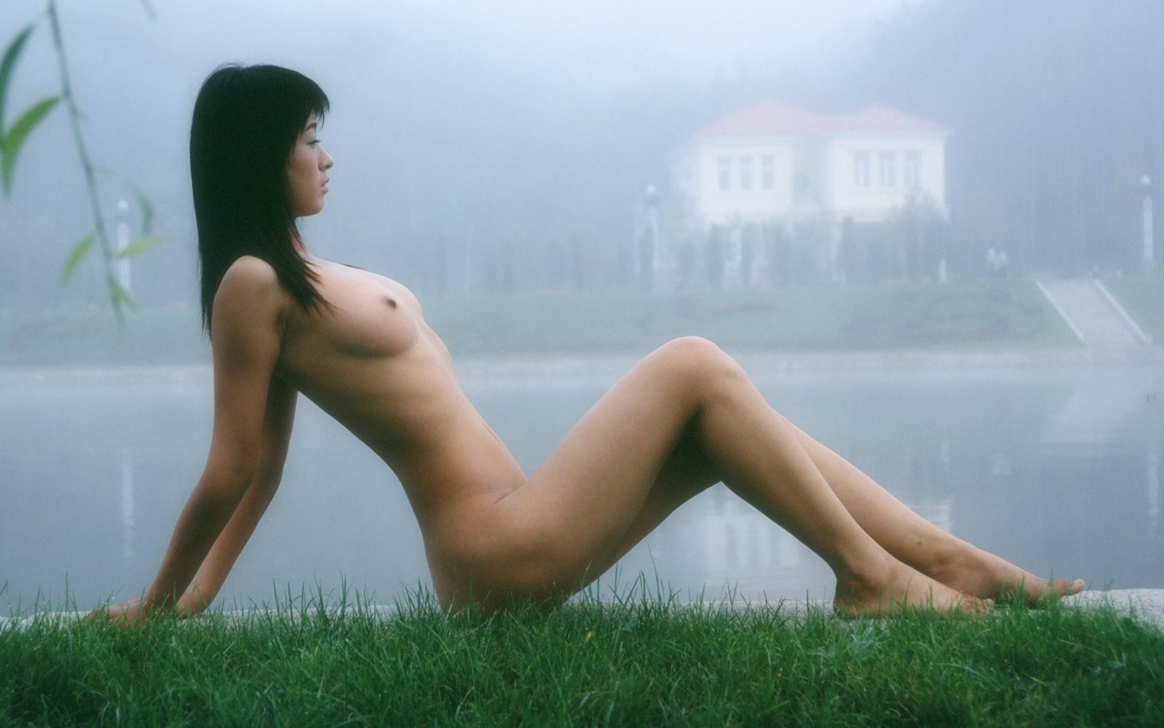 guan weiqi, brunette, mist, asian, sexy girl, hot, delicious, natural, nude, amateur, tits