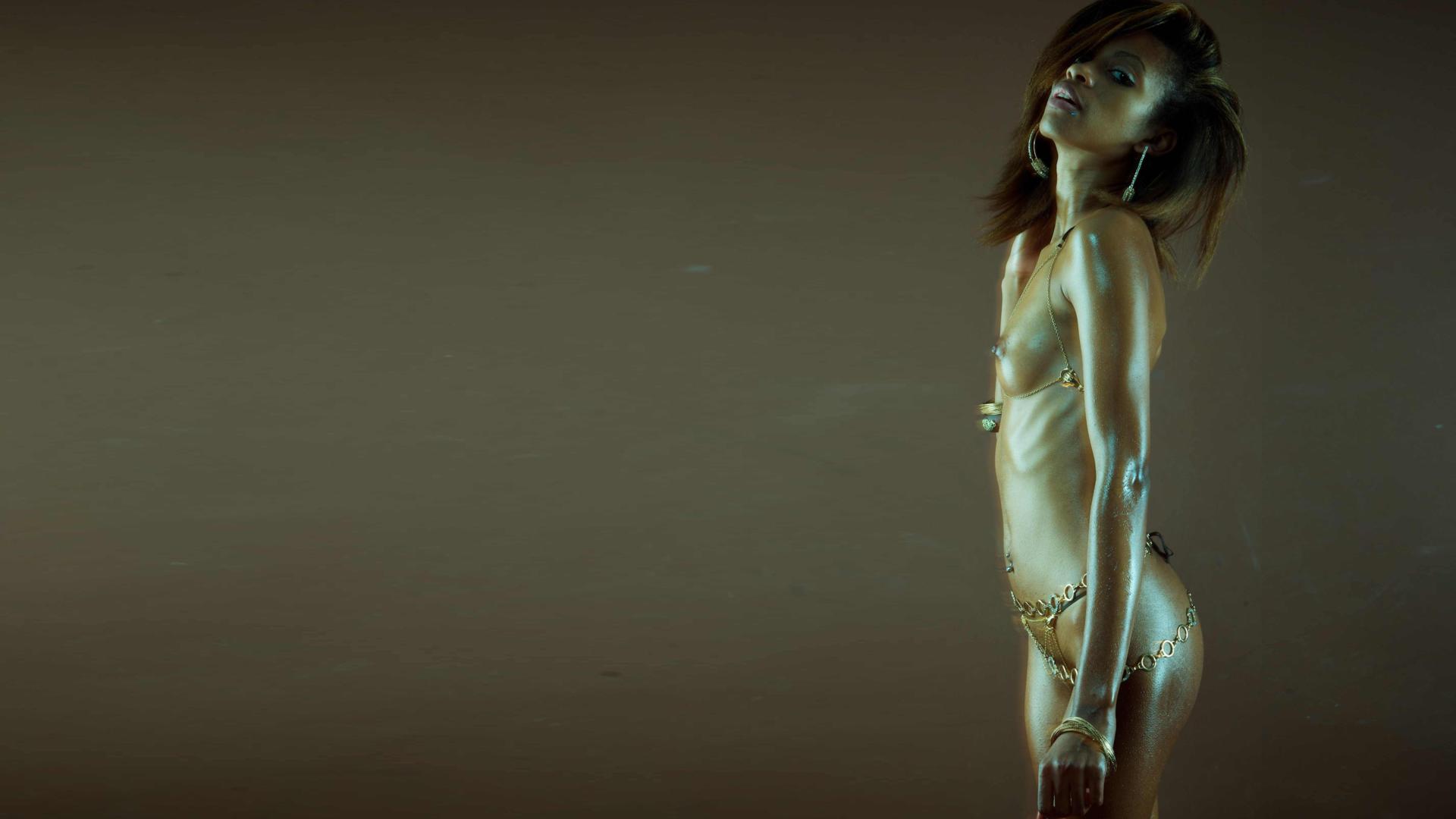 julia, brunette, sexy babe, ebony, slim, tiny tits, oily, posing, nude, legs, feet, shaved, pussy, erotic