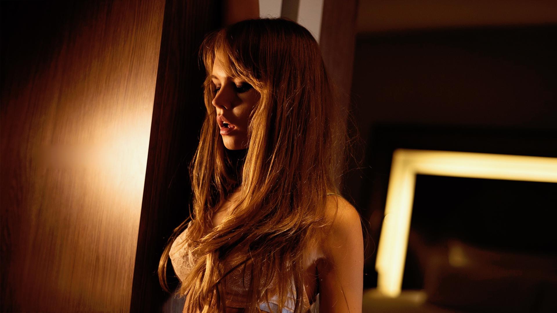 anastasia scheglova, model, russian, juicy lips, bra, lingerie, face, indoor, 4k